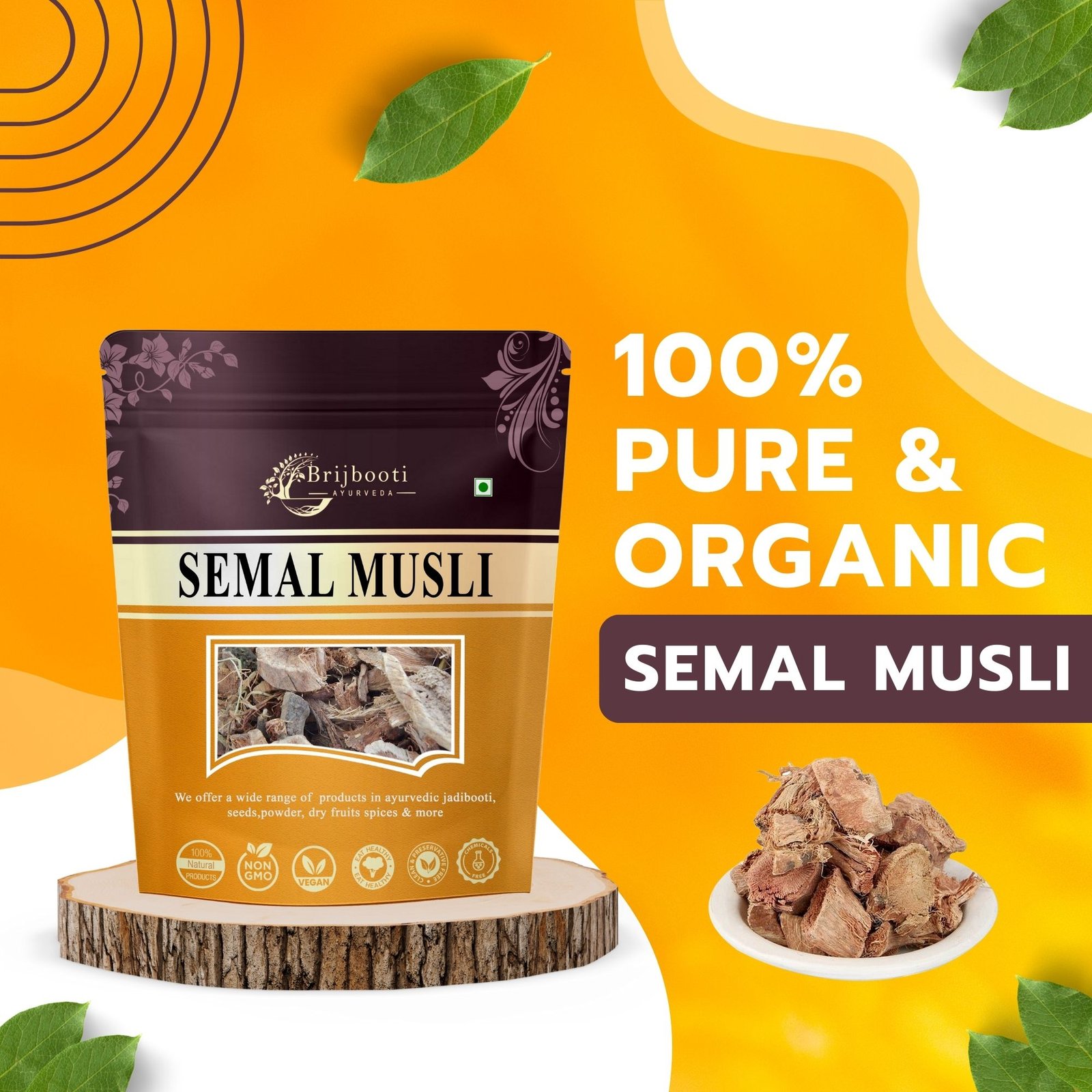 100% PURE SEMAL MUSLI SEMAL MUSLI