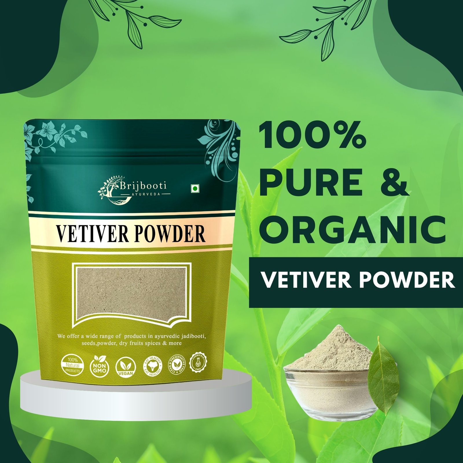 VETIVER ROOT POWDER