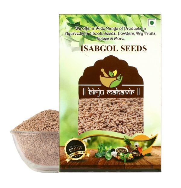 BrijBooti Isabgol Beej - Psyllium Seeds - Edible Isabgol Seeds - Plantago Ovata