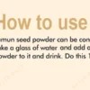 HOW TO USE JAMUN SEED POWDER