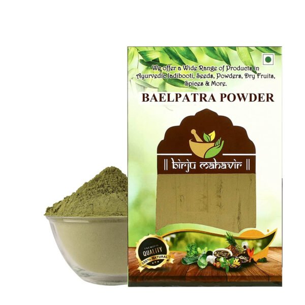 BrijBooti Belpatra - Bel Patta Powder - Bilva Bel Leaf - Baelpatra Powder - Aegle Marmelos Powder