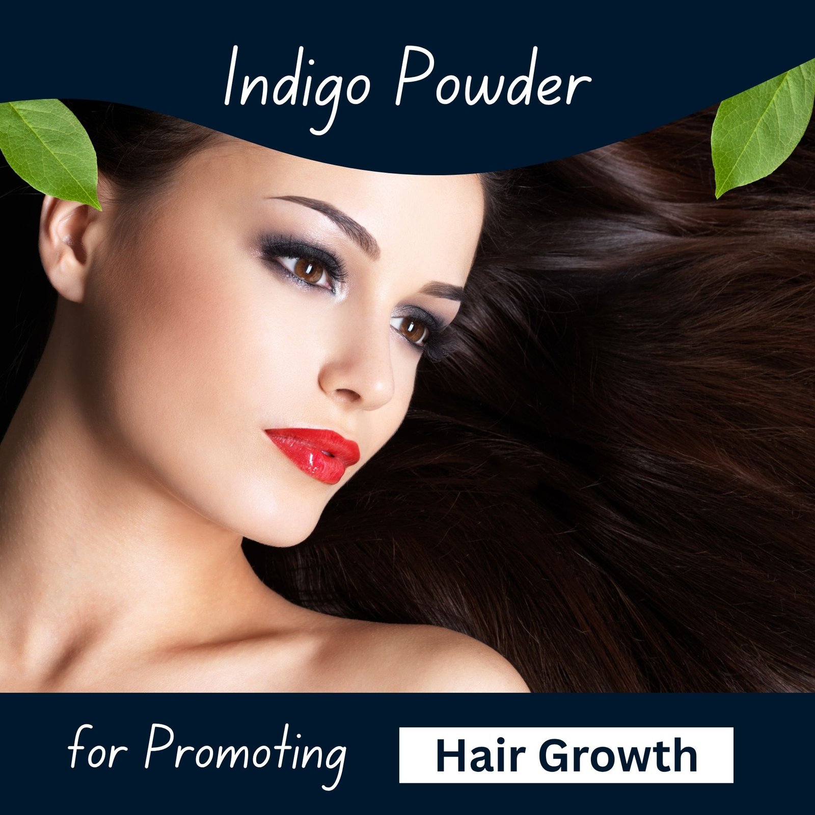 Indigo powder for hair