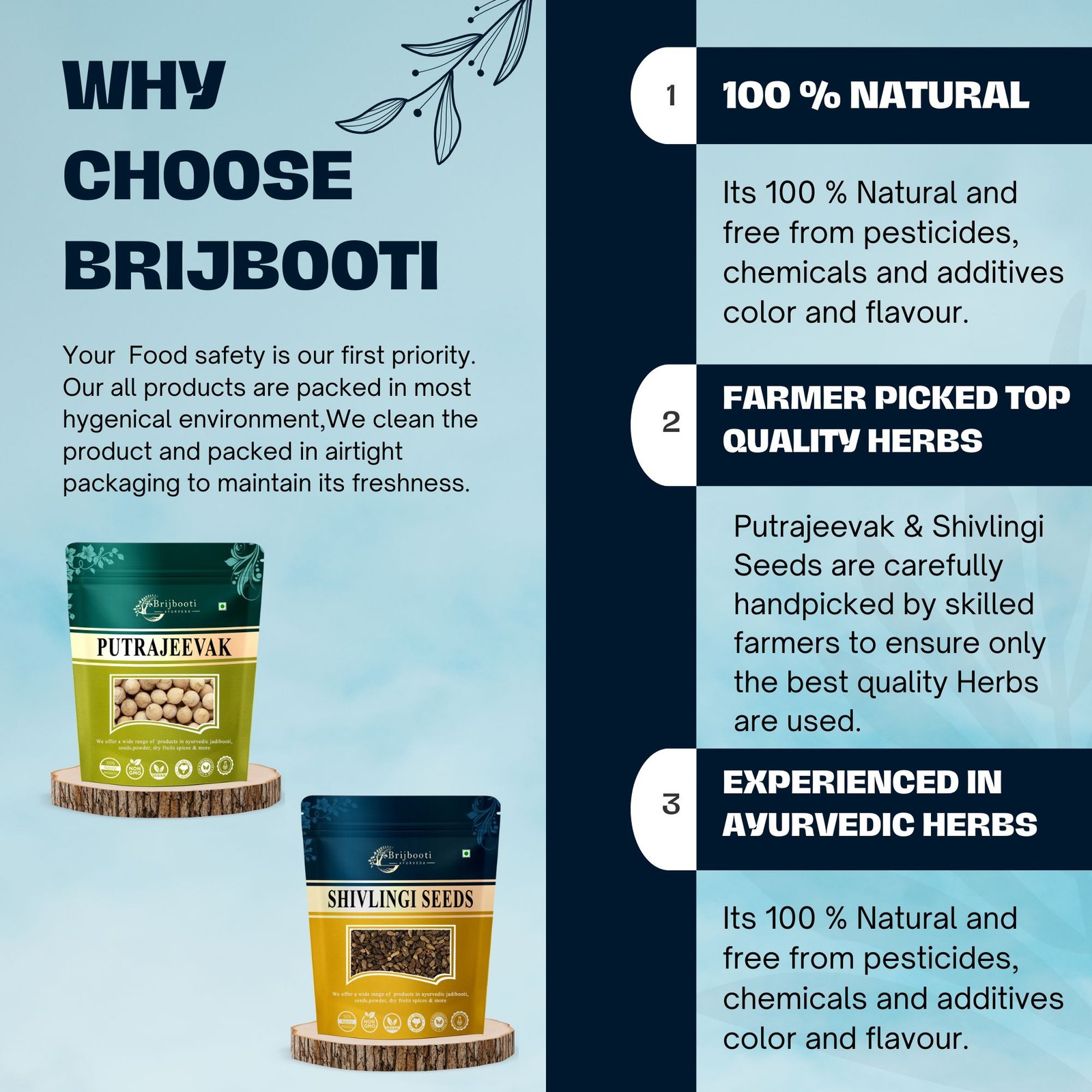 PUTRAJEEVAK AND SHIVLINGI SEEEDS