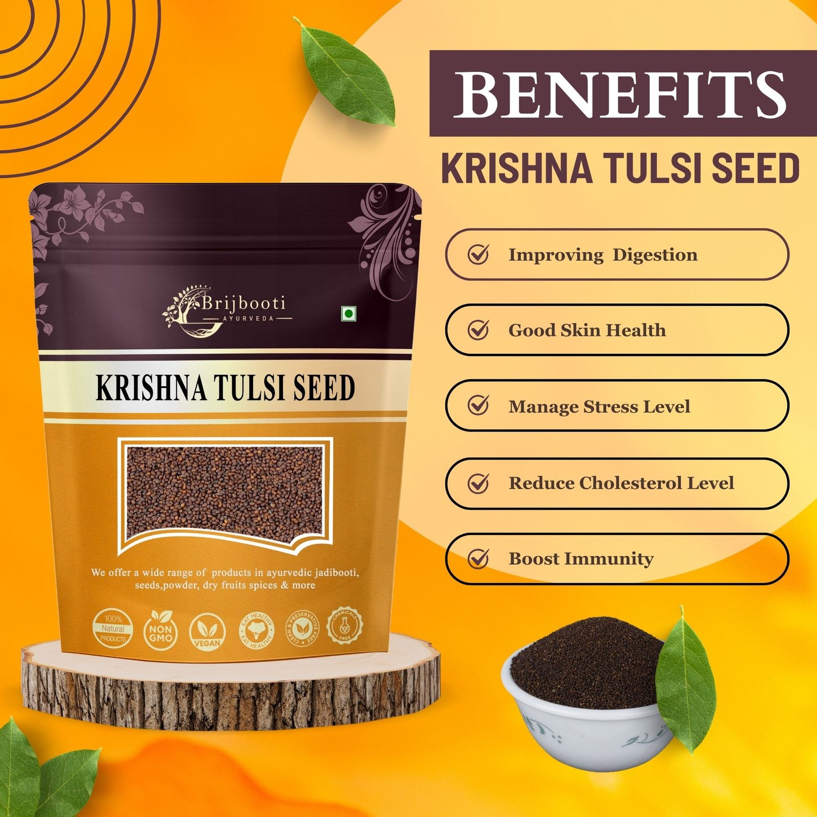 KRISHNA TULSI SEEDS BENEFITS