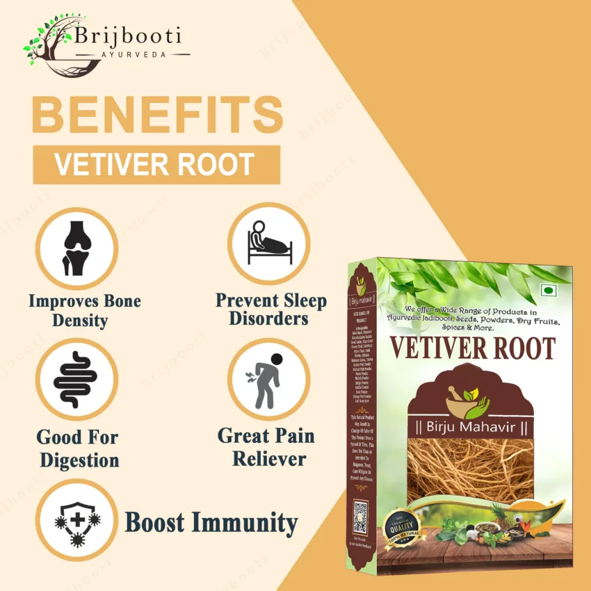 BENEFITS Vetiver Root
