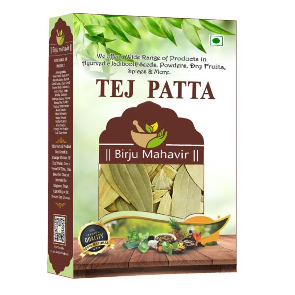 BrijBooti Tej Patta - Bay Leaves Whole - Dried Bay Leaves Spices - Tez Patta