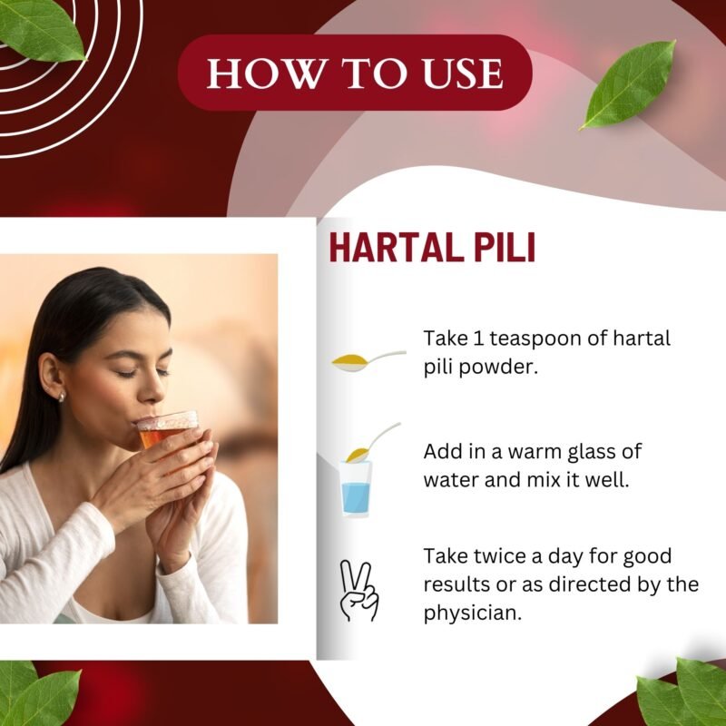 HARTAL PILI HOW TO USE