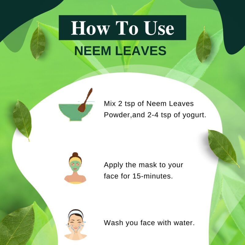 NEEM LEAVES HOW TO USE