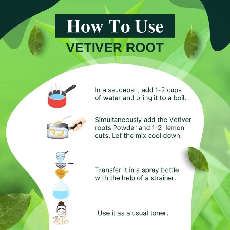 VETIVER ROOT HOW TO USE