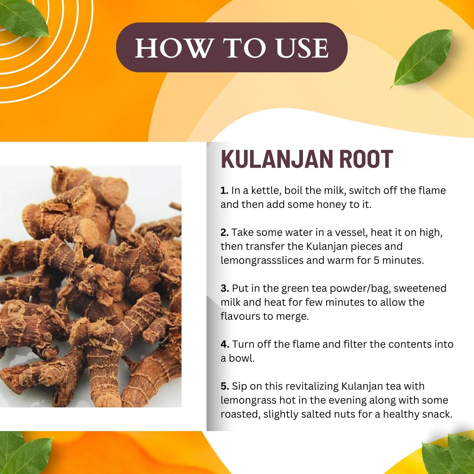 KULANJAN ROOT HOW TO USE KULANJAN ROOT HOW TO USE