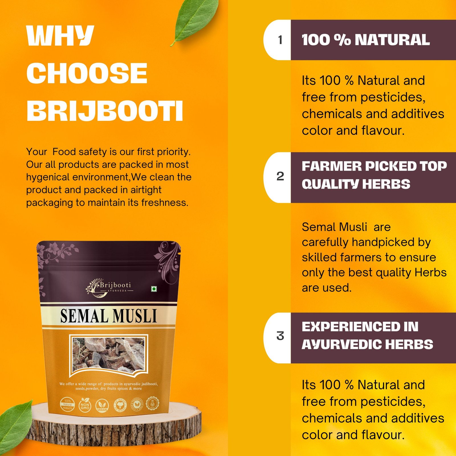 WHY CHOOSE SEMAL MUSLI HOW TO USE