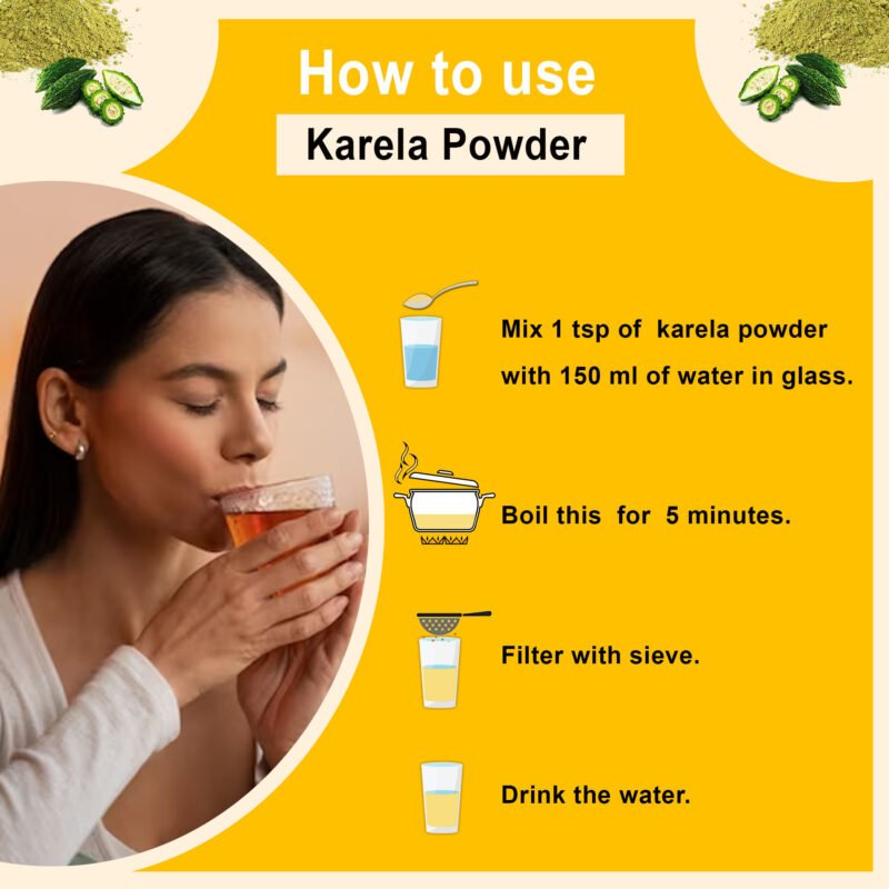 HOW TO USE KARELA POWDER