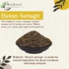 Brijbooti Hawan Samagri for Pooja - 100% Pure and Natural Mixture of Various Dried Herbal, Roots and Leaves For Pooja