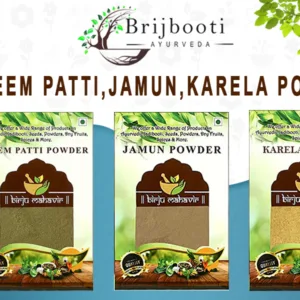 Brijbooti Neem Karela Jamun Powder For Health Care
