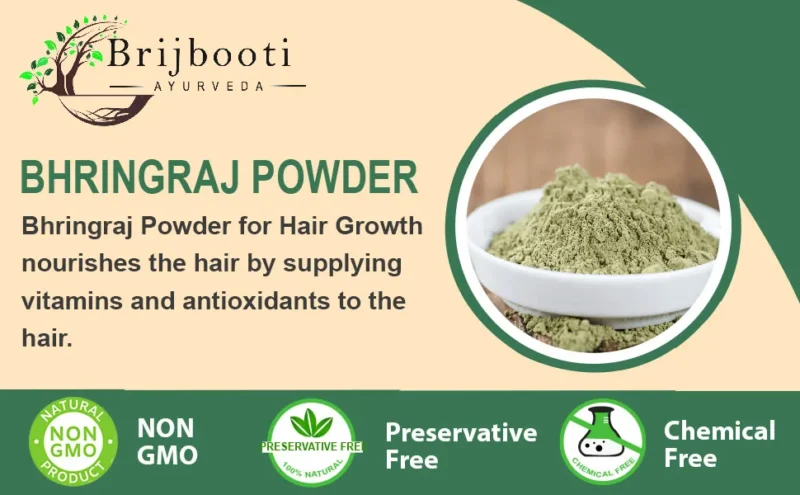 Brijbooti Bhringraj powder for hair