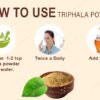 HOW TO USE TRIPHALA POWDER