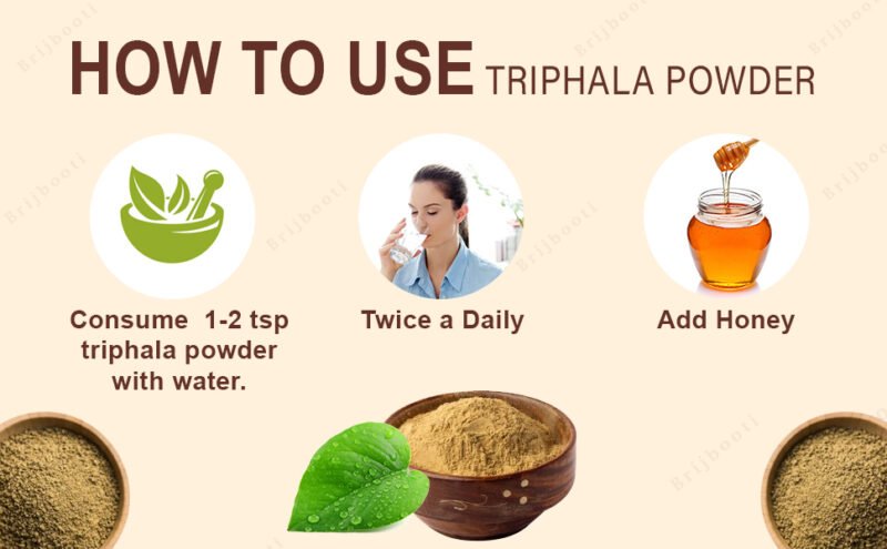 HOW TO USE TRIPHALA POWDER