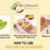 Brijbooti Kasturi Haldi Powder for Brightening & Glowing Skin