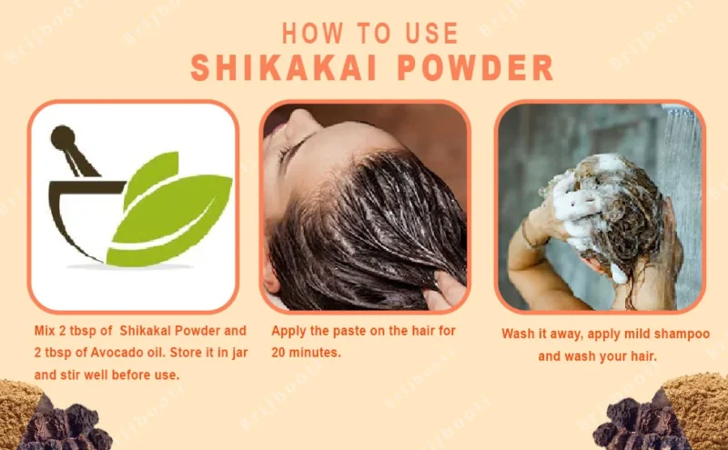 SHIKAKAI POWDER HOW TO USE