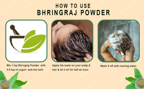 Brijbooti Bhringraj powder for hair