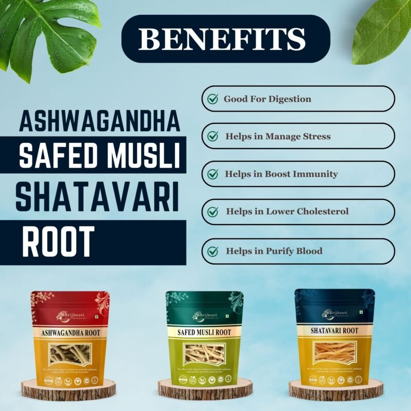 ASHWAGANDHA SAFED MUSLI SHATAVARI ROOT HOW TO USE