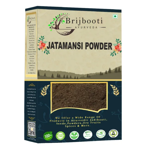 Brijbooti Jatamansi Powder for Strong, Shiny, and Silky Hair