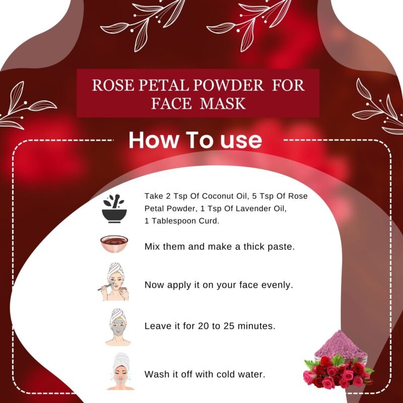 ROSE POWDER HOW TO USE