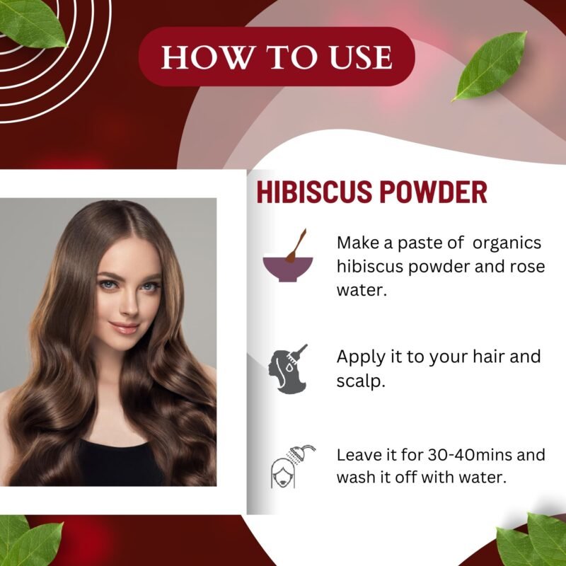 HIBISCUS POWDER HOW TO USE