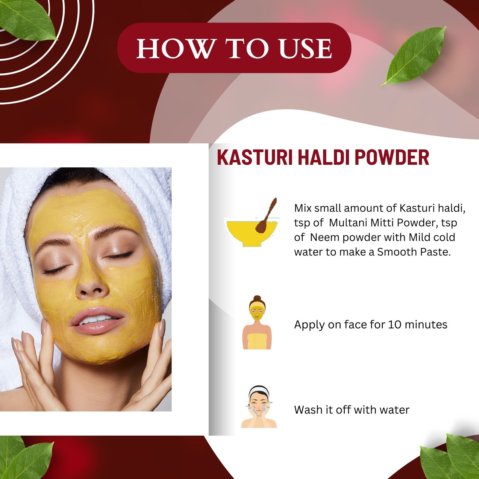 KASTURI HALDI HOW TO USE KASTURI HALDI HOW TO USE