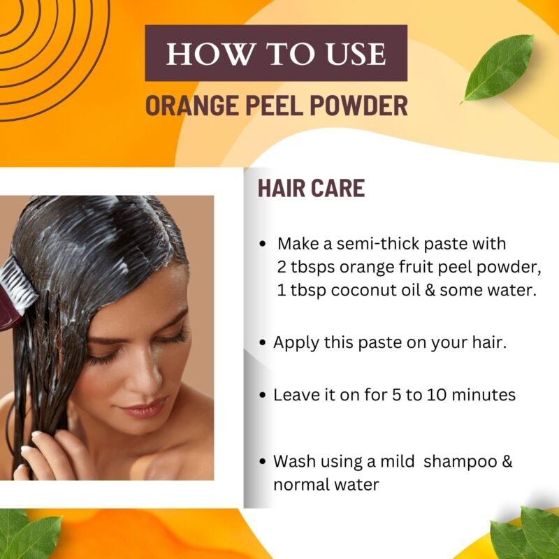 ORANGE PEEL POWDER HOW TO USE