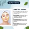 LEMON PEEL POWDER HOW TO USE