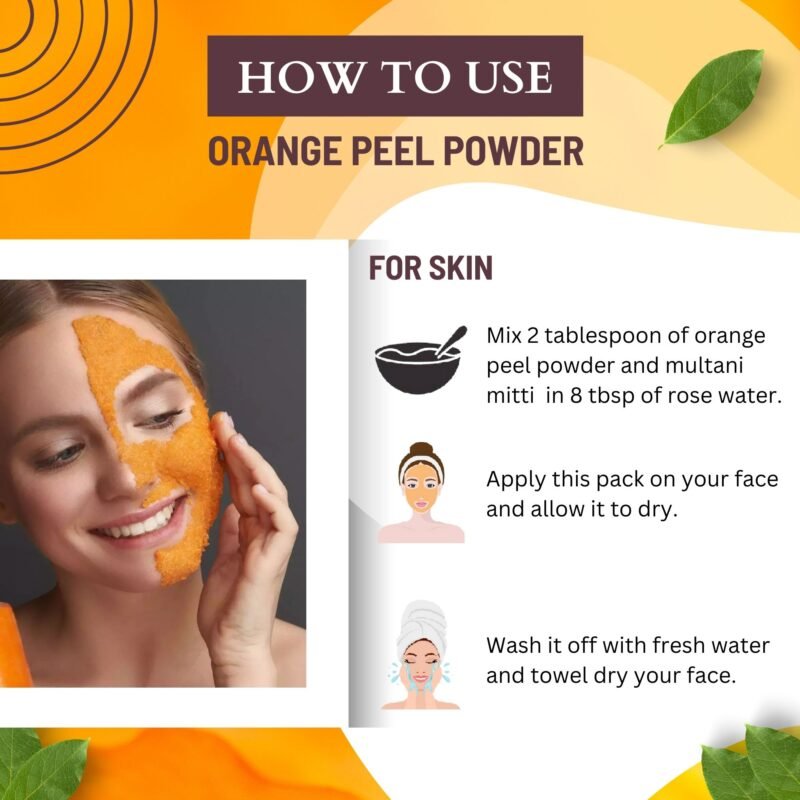 ORANGE PEEL POWDER HOW TO USE