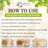 Ashwagandha Safed Musli Shatavari Root How to use