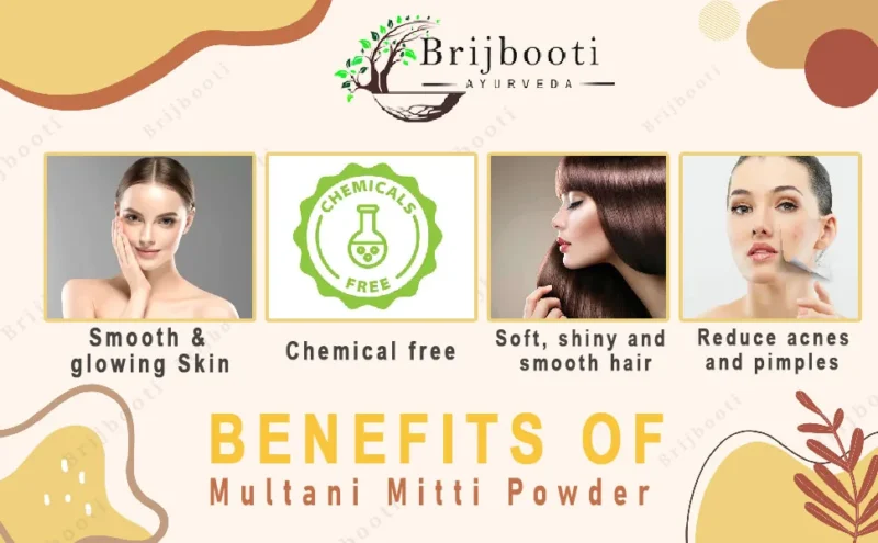 Brijbooti Multani Mitti Face Pack for Oil Control & Acne