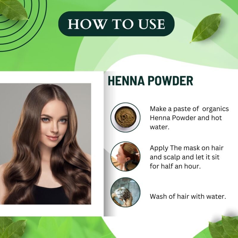 HENNA POWDER HOW TO USE