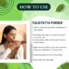 TULSI PATTA POWDER HOW TO USE