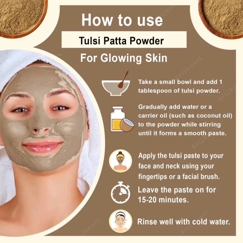 How to use tulsi patta powder