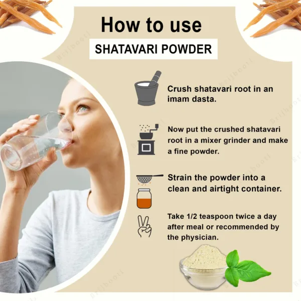 How to use Shatavari Powder