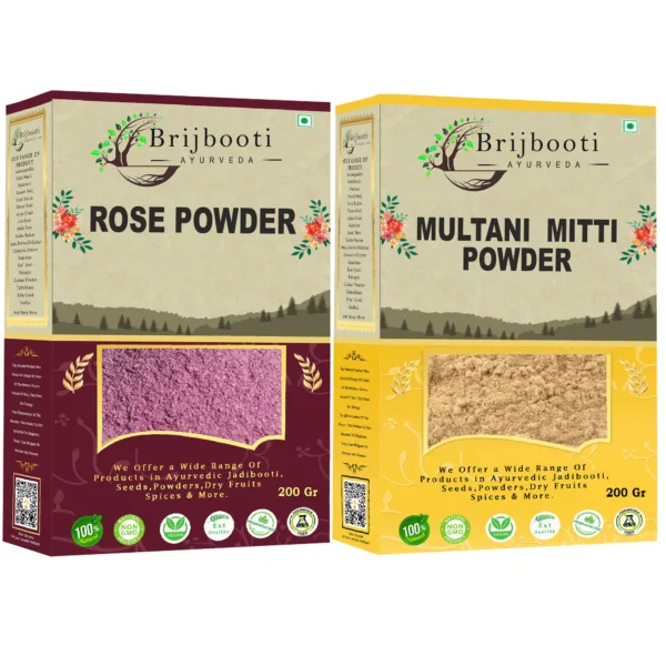 Rose powder & Multani Mitti Powder
