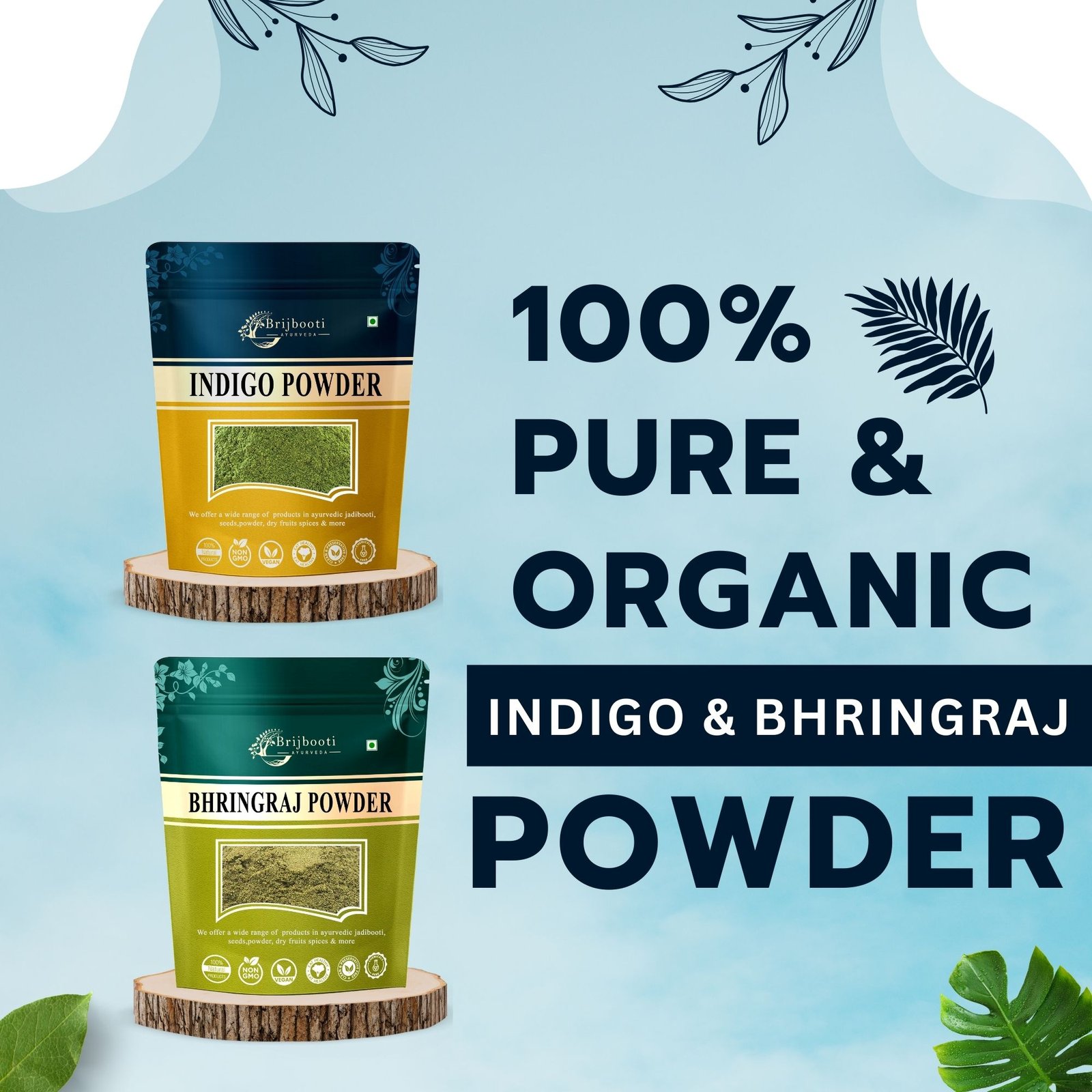 INDIGO AND BHRINGRAJ POWDER BENEFITS