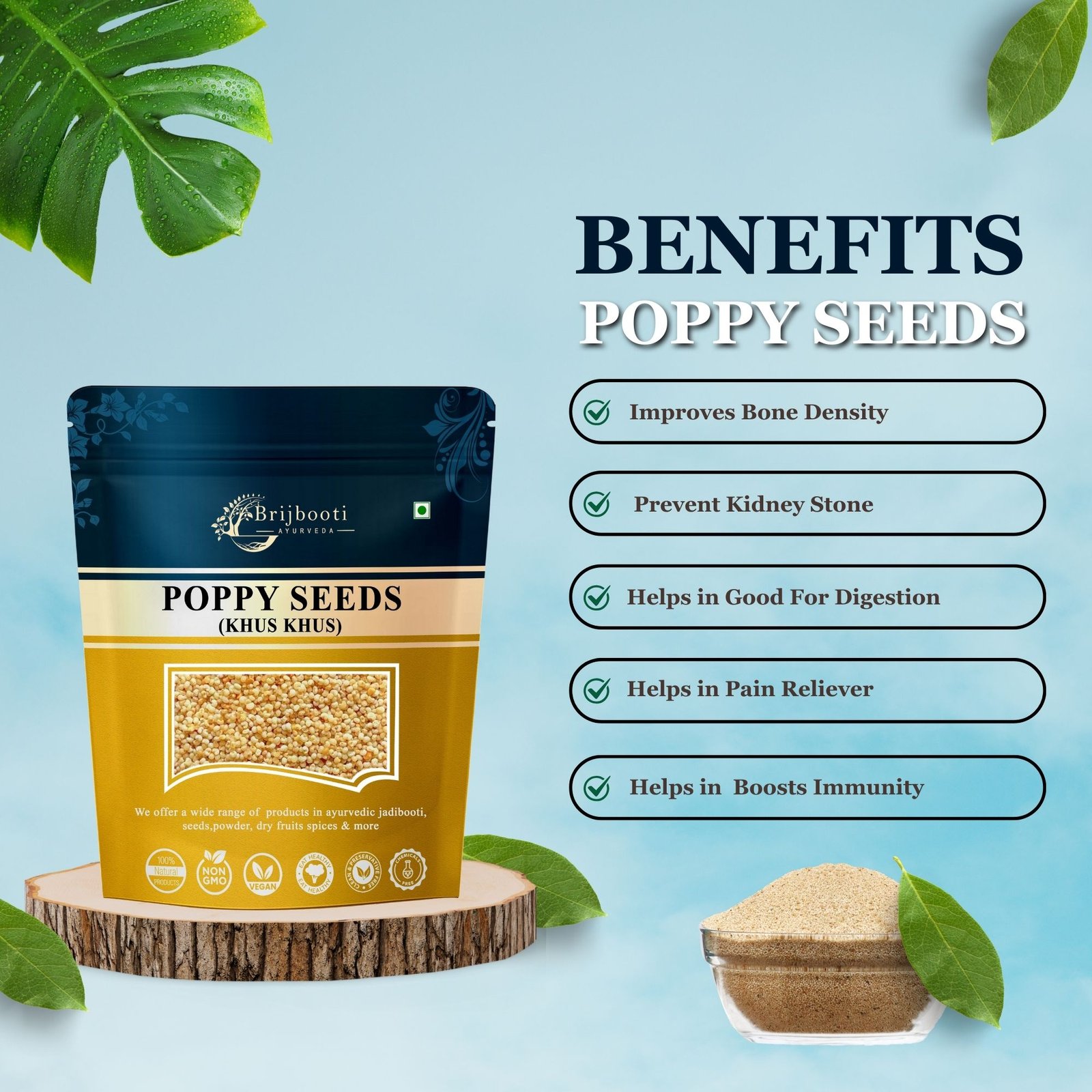 POPPY SEEDS BENEFITS