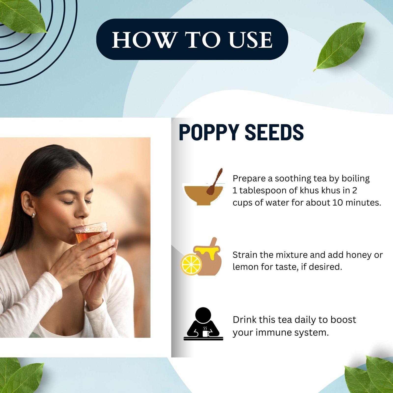 POPPY SEEDS HOW TO USE