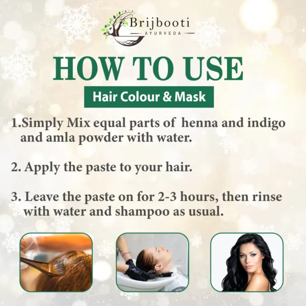 Amla Indigo & Henna Powder How to use