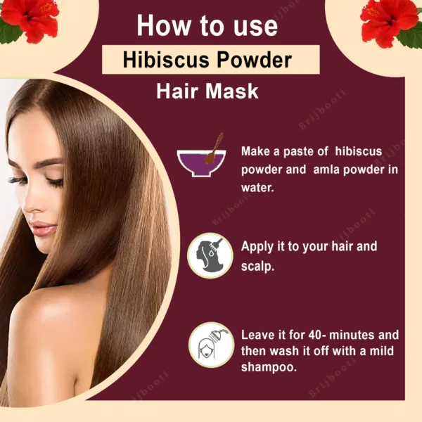 Hibiscus powder How to use