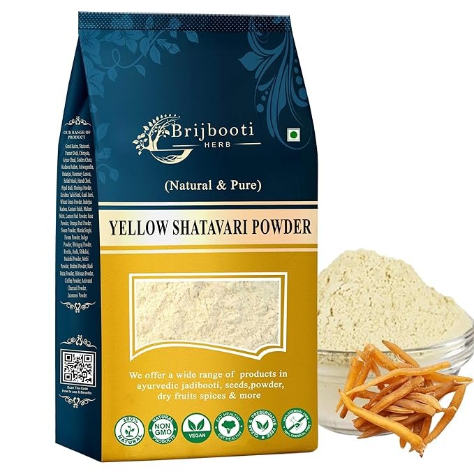 Shatavari roots powder yellow 