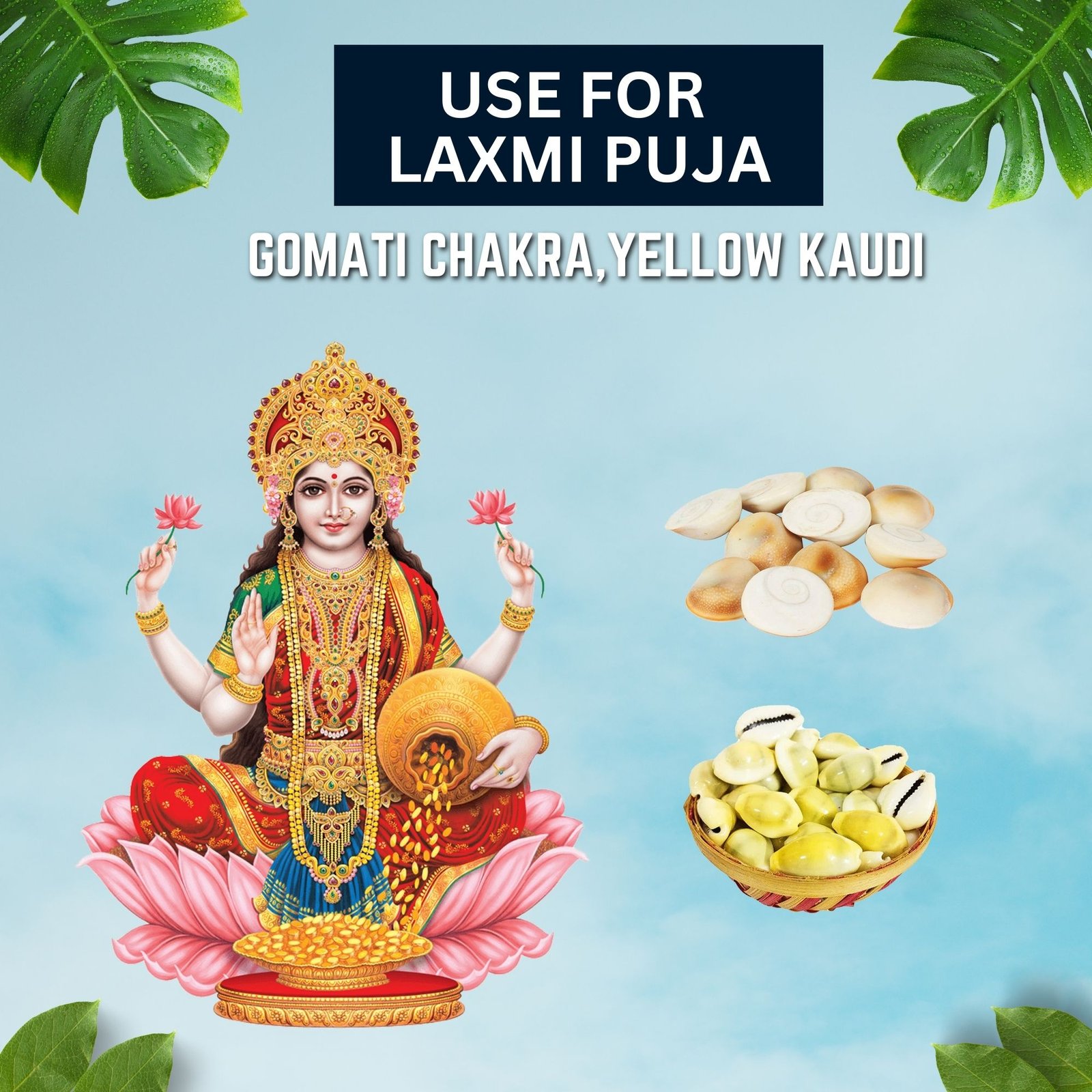 GOMATI CHAKRA YELLOW KAUDI