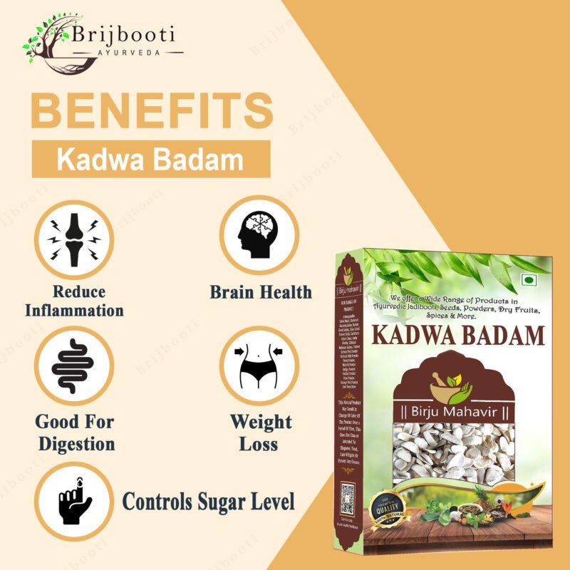 BENEFITS KADWA BADAM PEELED