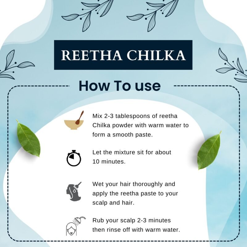 REETHA CHILKA HOW TO USE