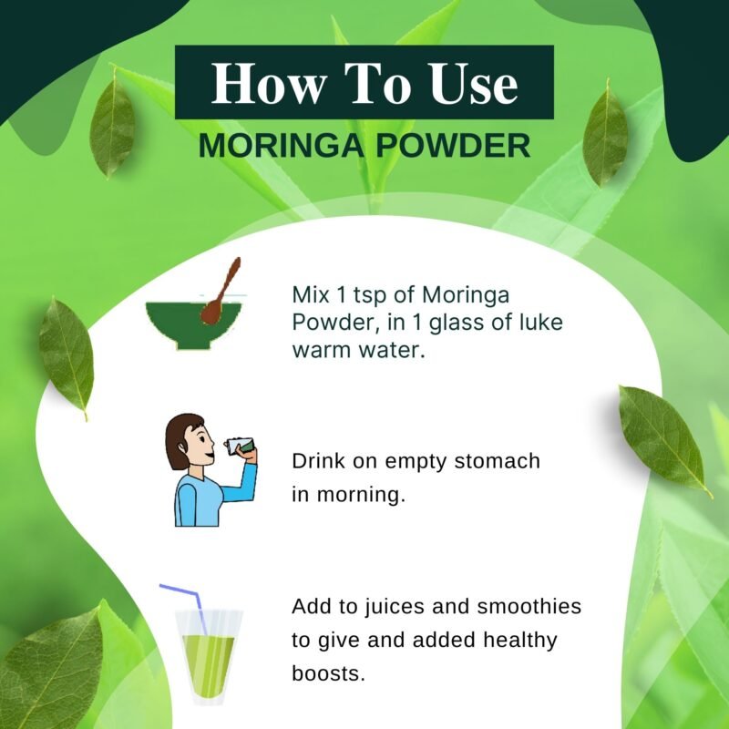 MORINGA POWDER HOW TO USE