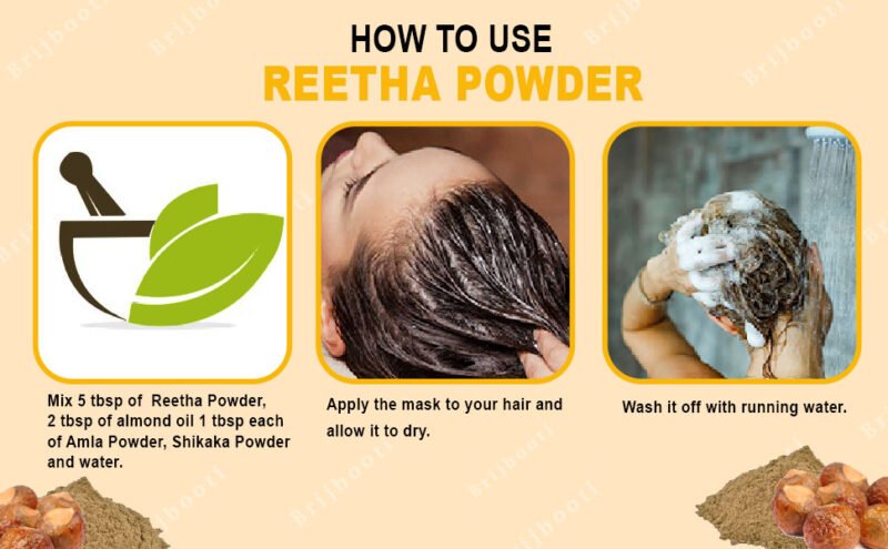 REETHA POWDER HOW TO USE